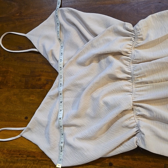 NWOT C Brand Tan Jumpsuit Size 1X - Picture 5 of 8